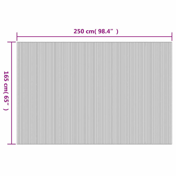 Bambus Raumteiler Natur 250x165 cm