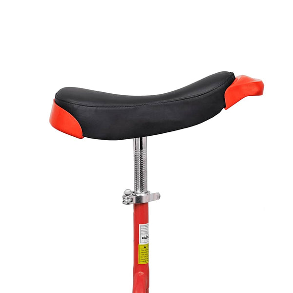 vidaXL Monocycle réglable rouge 16 pouces
