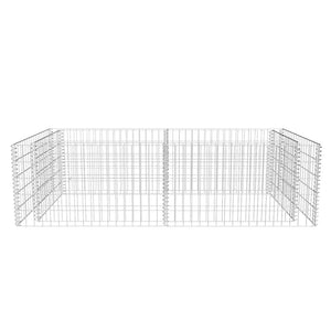 Pflanzkübel Steinkorb 180×90×50 cm