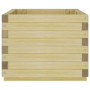 Rechteckiges Hochbeet aus Holz, 100x50x40 cm
