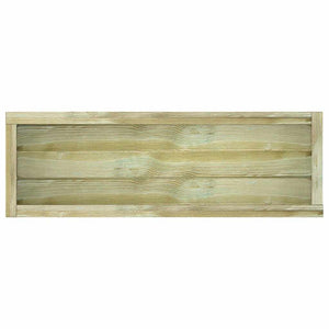 Rechteckiges Hochbeet aus Holz, 120x40x30 cm