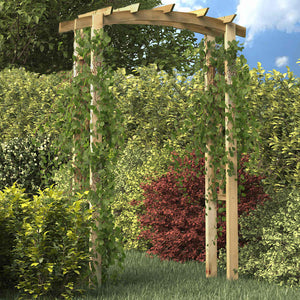 Holz Gartenbogen 150x60x210 cm