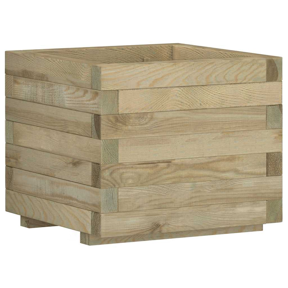 Quadratisches Hochbeet aus Holz, 50x50x40 cm