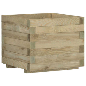 Quadratisches Hochbeet aus Holz, 50x50x40 cm
