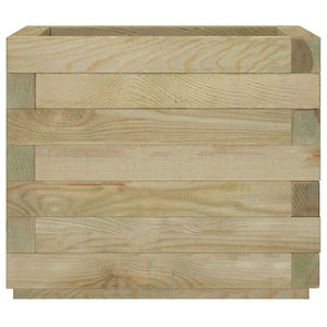 Quadratisches Hochbeet aus Holz, 50x50x40 cm
