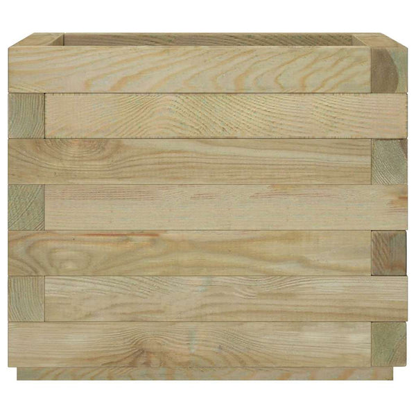 Quadratisches Hochbeet aus Holz, 50x50x40 cm