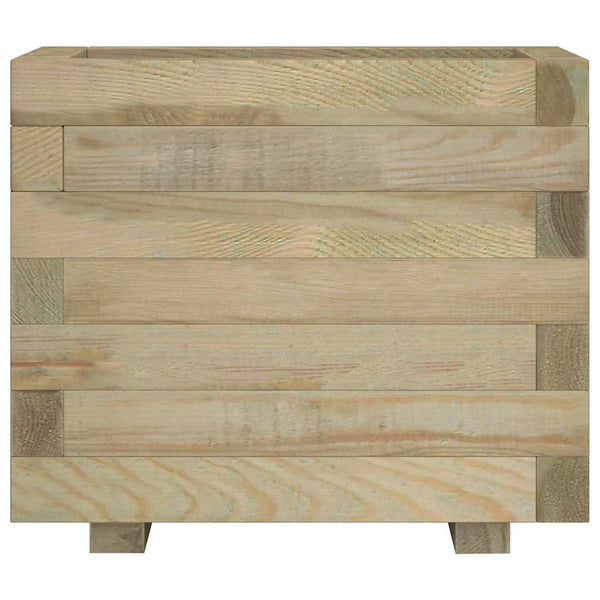 Quadratisches Hochbeet aus Holz, 50x50x40 cm