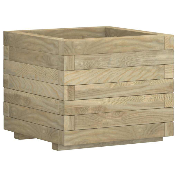 Quadratisches Hochbeet aus Holz, 50x50x40 cm