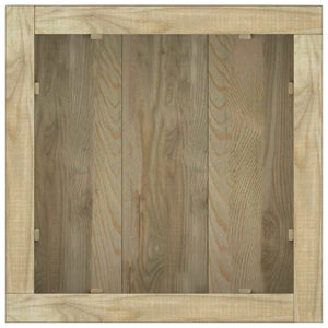 Quadratisches Hochbeet aus Holz, 50x50x40 cm
