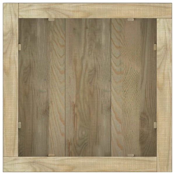 Quadratisches Hochbeet aus Holz, 50x50x40 cm