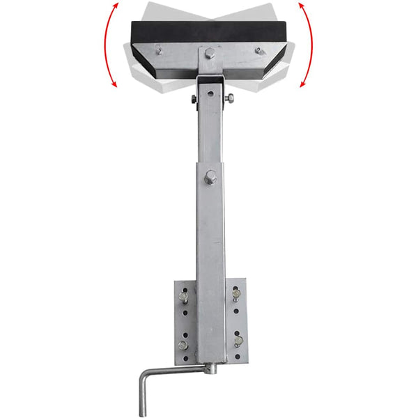 Bootstrailer-Stützen Vollgummi 2er-Set 63 - 88 cm