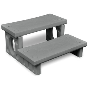 Graue Spa Treppe