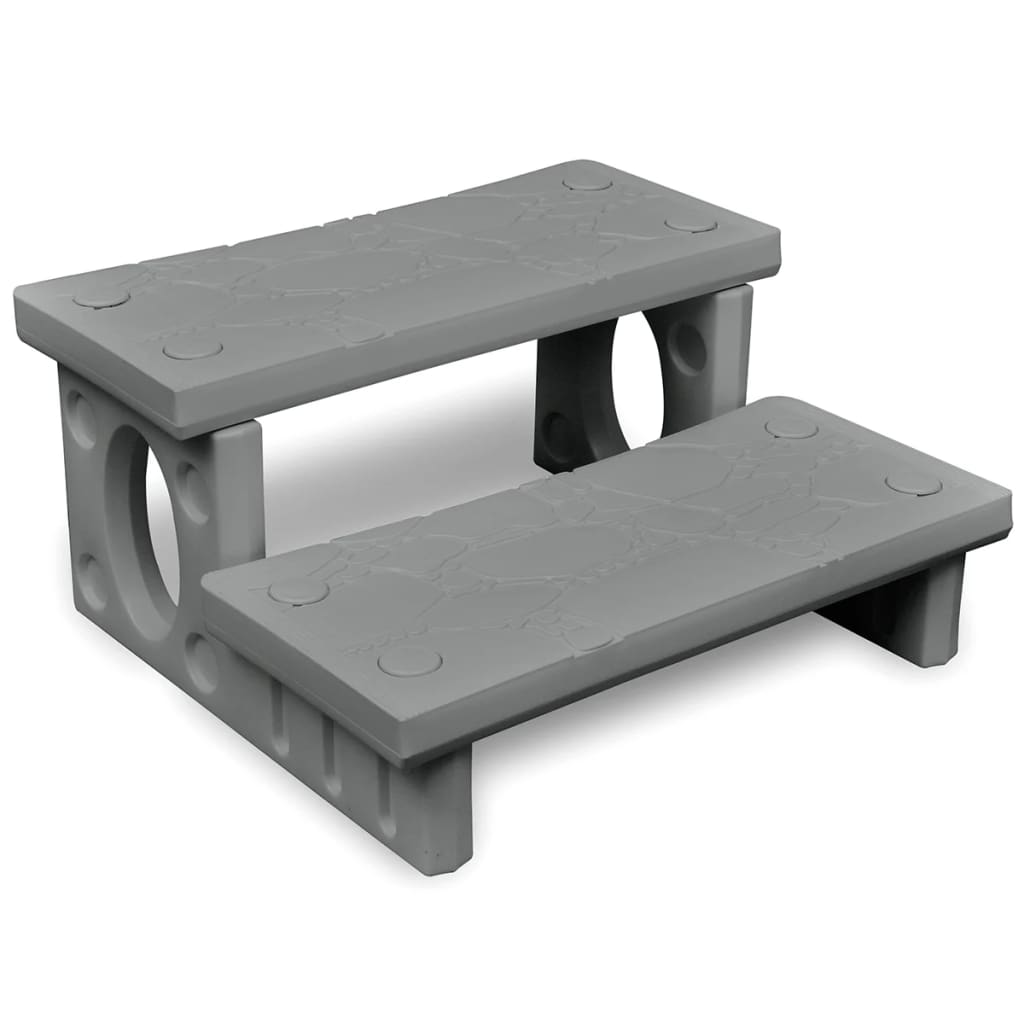 Graue Spa Treppe