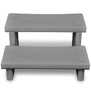 Graue Spa Treppe