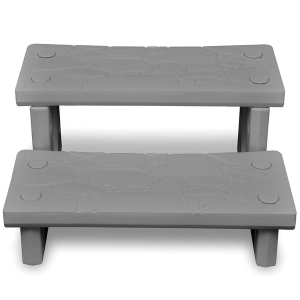 Graue Spa Treppe
