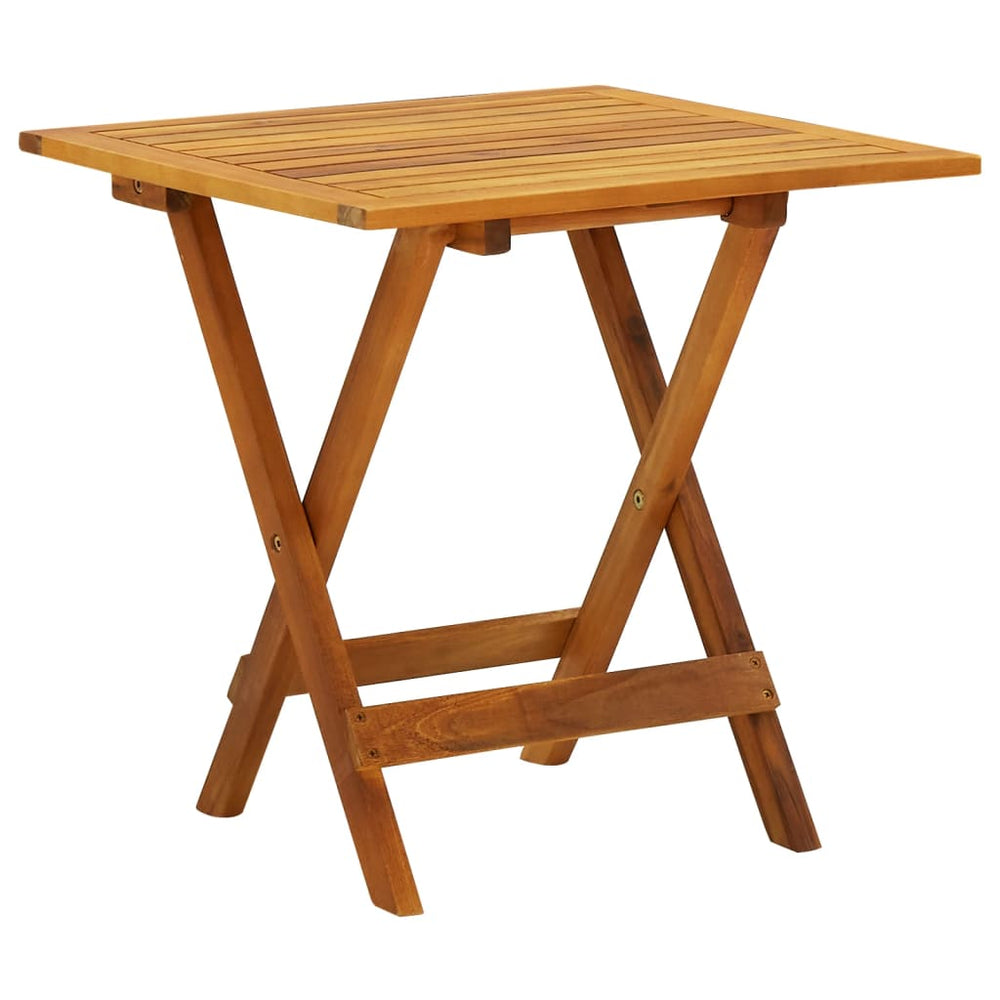 Akazienholz Bistrotisch 46x46 cm