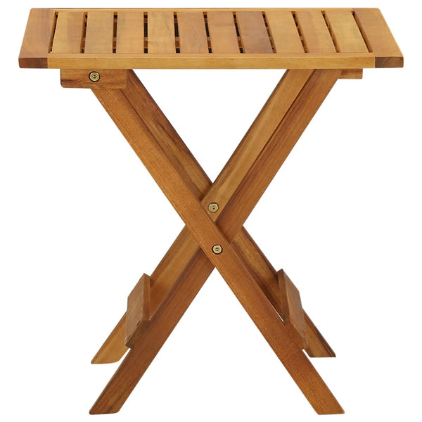 Akazienholz Bistrotisch 46x46 cm