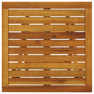 Akazienholz Bistrotisch 46x46 cm