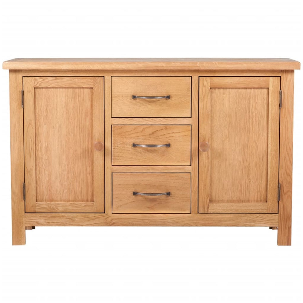 Massivholz Eiche Sideboard mit 3 Schubladen
