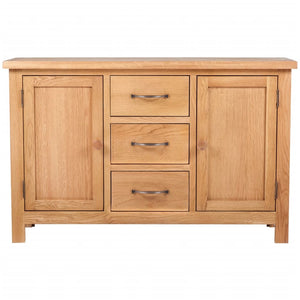 Massivholz Eiche Sideboard mit 3 Schubladen