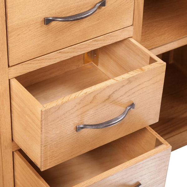 Massivholz Eiche Sideboard mit 3 Schubladen