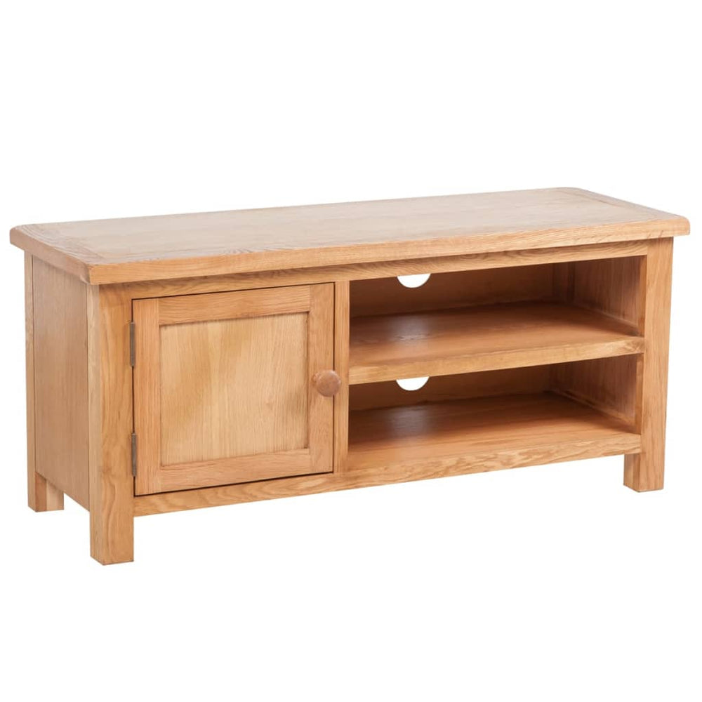 vidaXL Meuble TV 103x36x46 cm Bois de chêne massif