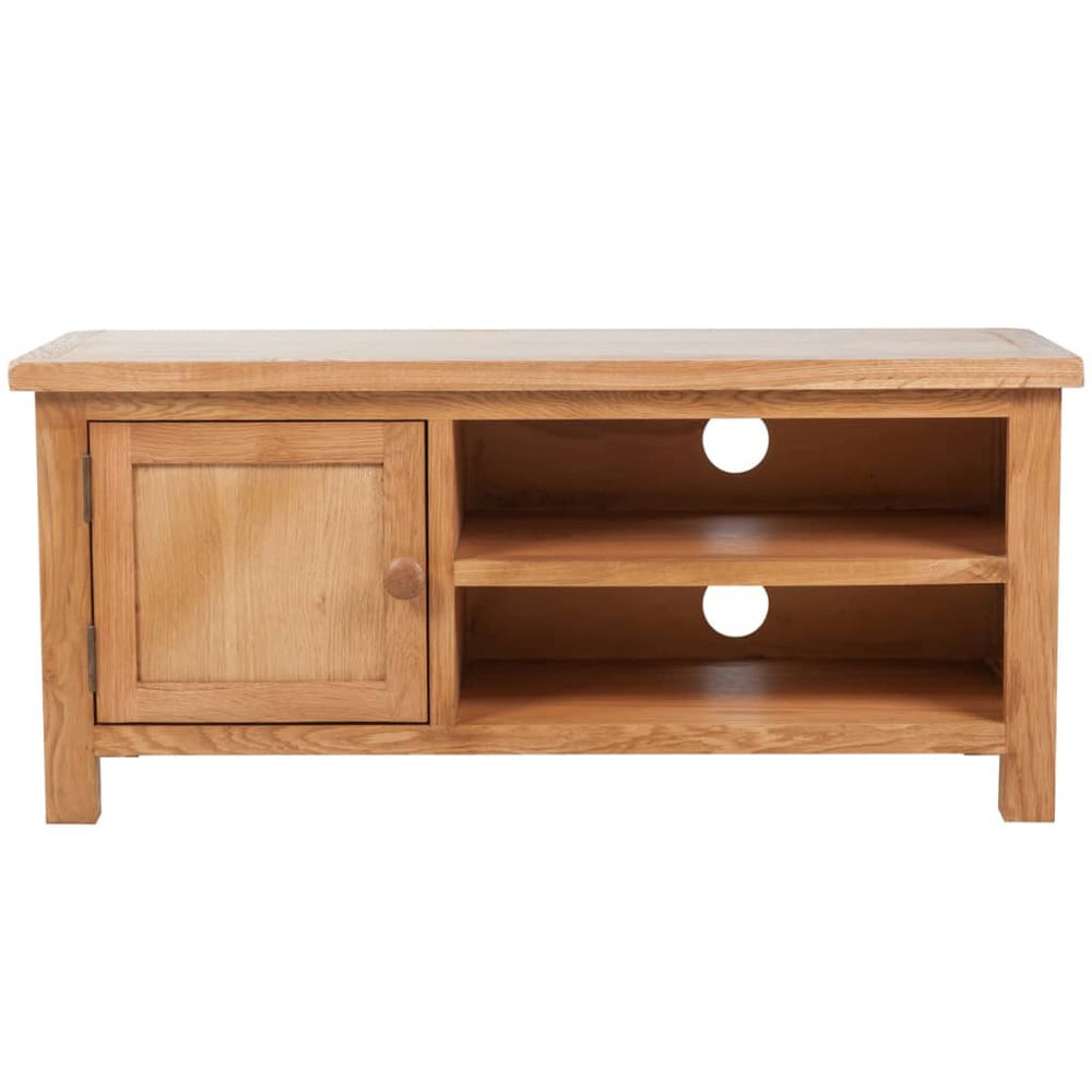 vidaXL Meuble TV 103x36x46 cm Bois de chêne massif