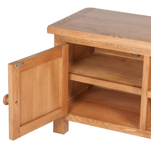TV-Schrank Eiche Massivholz 103 cm
