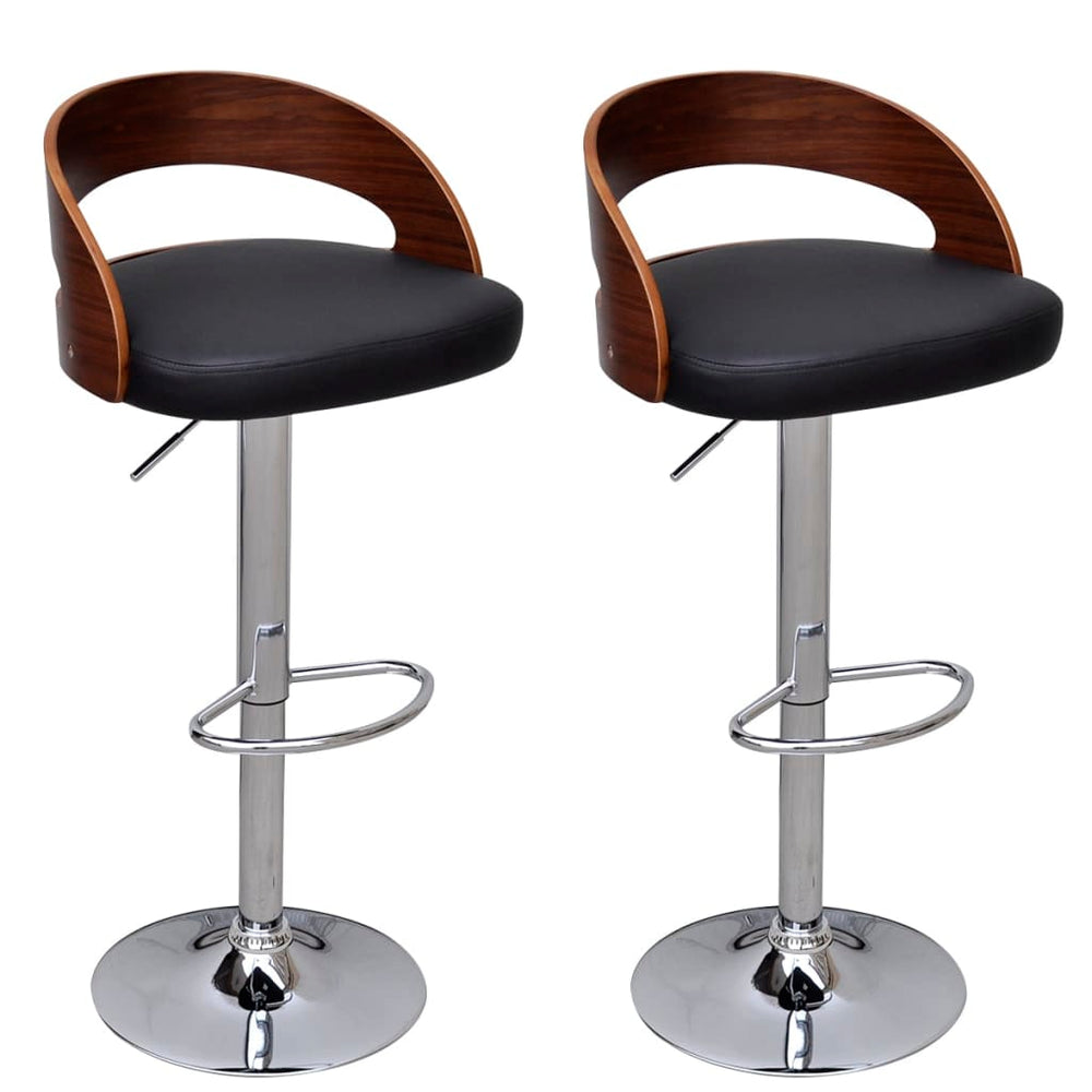 Bugholz Barhocker 2er Set