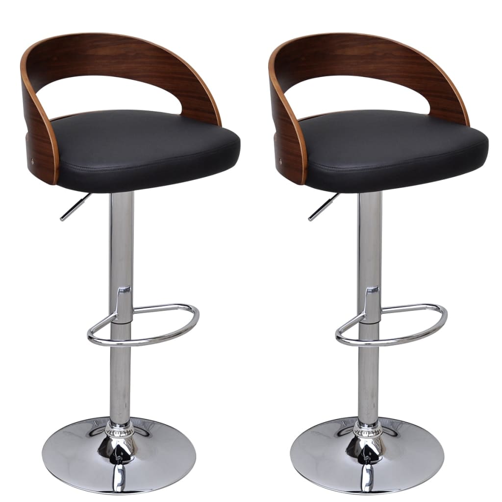 Bugholz Barhocker 2er Set