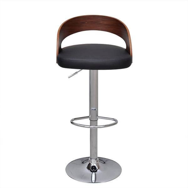 vidaXL Tabourets de bar 2 pcs Bois courbé