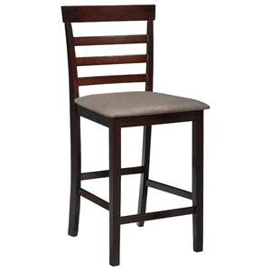 vidaXL Tabourets de bar 2 pcs Tissu marron