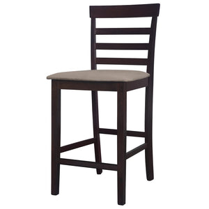 vidaXL Tabourets de bar 2 pcs Tissu marron