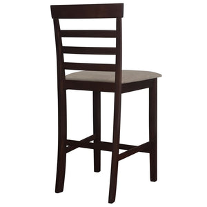 vidaXL Tabourets de bar 2 pcs Tissu marron