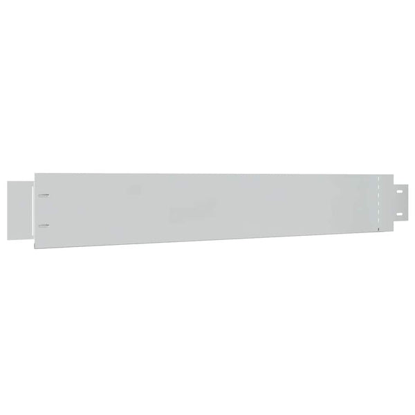 vidaXL Bordure de pelouse flexible lot de 10 acier galvanisé 100x14 cm