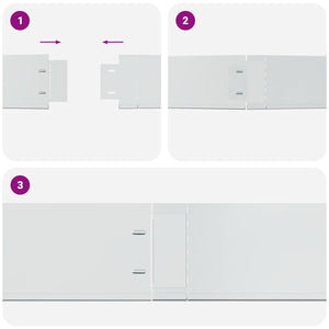Flexible Rasenkante 10-er Set Verzinkter Stahl 100x14 cm