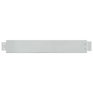 Flexible Rasenkante 15-er Set Verzinkter Stahl 100x14 cm