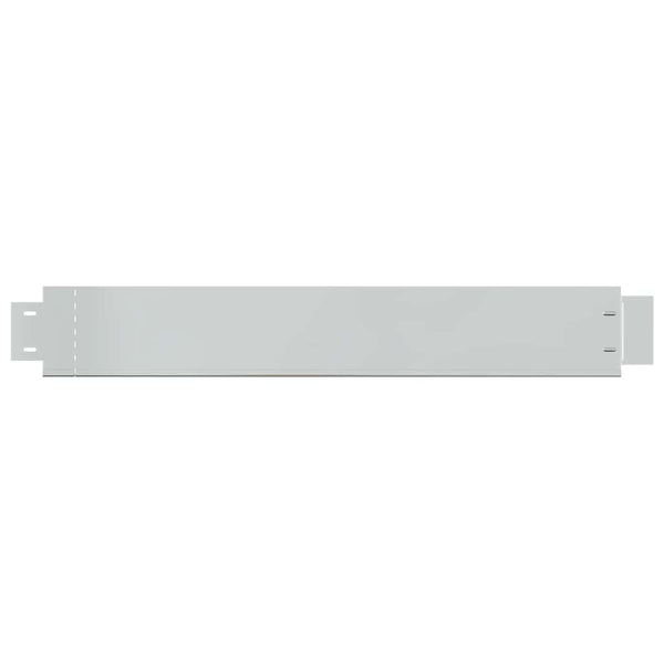 Flexible Rasenkante 15-er Set Verzinkter Stahl 100x14 cm