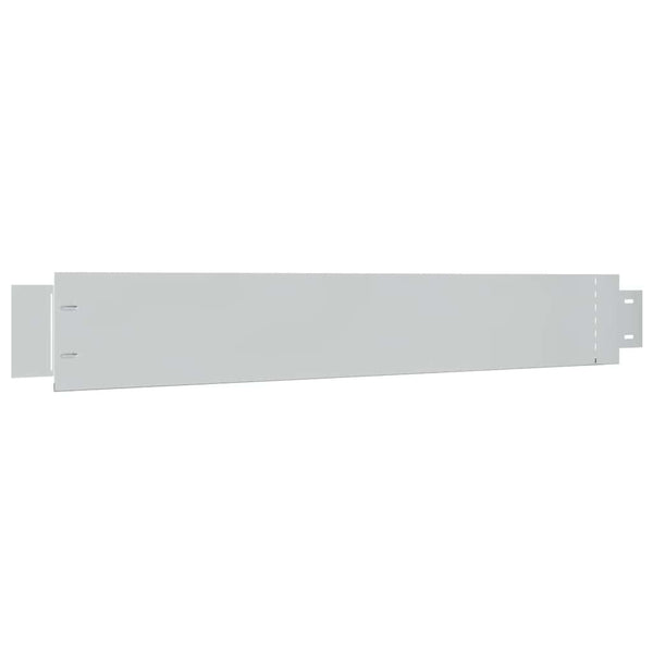 vidaXL Bordure de pelouse flexible lot de 20 Acier galvanisé 100x14 cm