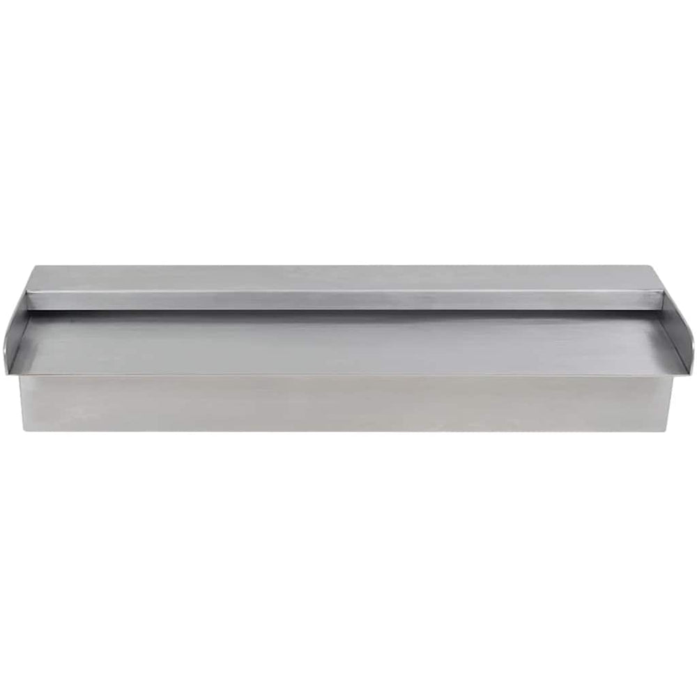 Pool Wasserfall Rechteckig Edelstahl 45cm