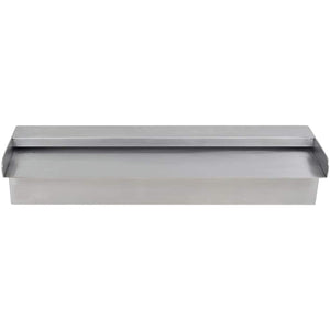 Pool Wasserfall Rechteckig Edelstahl 45cm