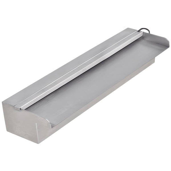 Pool Wasserfall mit LED Rechteckig 45cm