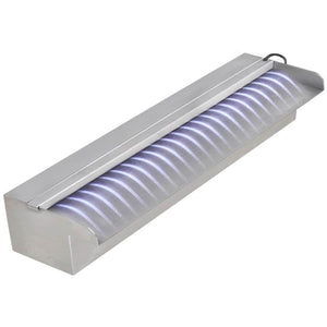 Pool Wasserfall mit LED Rechteckig 45cm