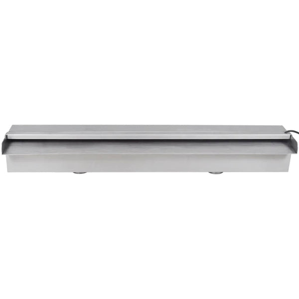 Pool Wasserfall mit LED Edelstahl 60cm