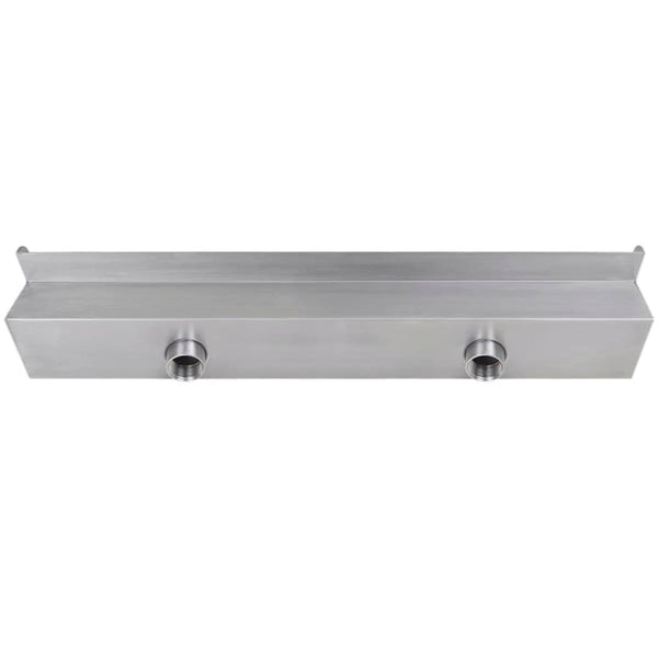 Pool Wasserfall mit LED Edelstahl 60cm