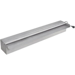 Pool Wasserfall mit LED Edelstahl 60cm
