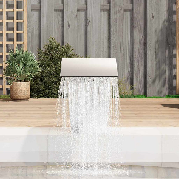 Edelstahl Garten Wasserfall 45x30x60 cm