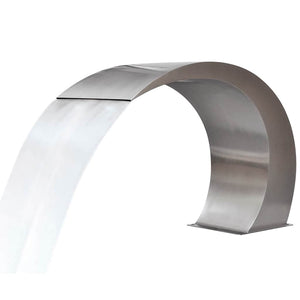 Edelstahl Garten Wasserfall 45x30x60 cm