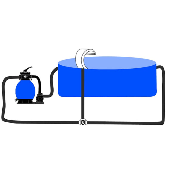 Edelstahl Garten Wasserfall 45x30x60 cm