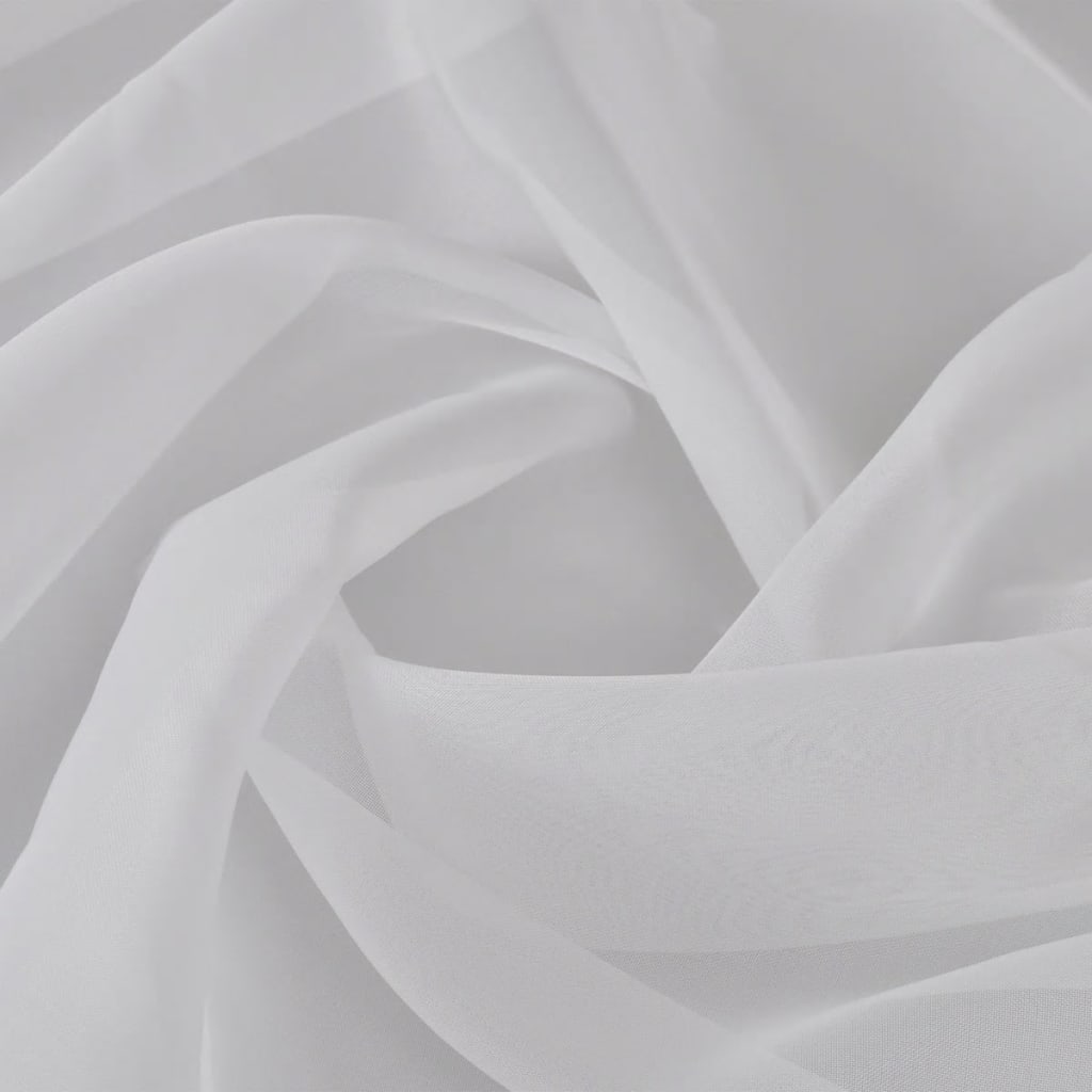 Tissu voile 1,45 x 20 m blanc